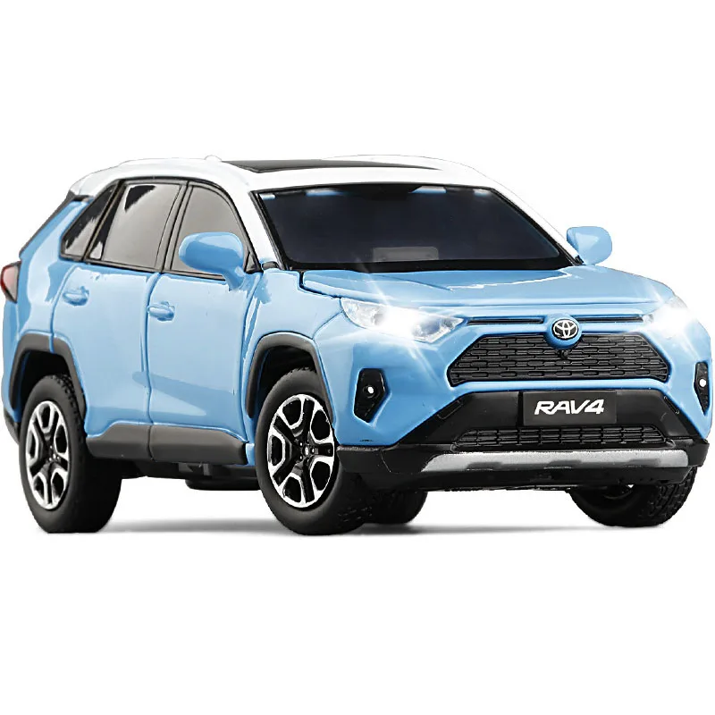 

1:32 Toyota RAV4 2020 коллекционные игрушечные автомобили модели автомобилей из сплава игрушки для мальчиков Автомобили SUV коллекционные предметы искусственный подарок бесплатная доставка