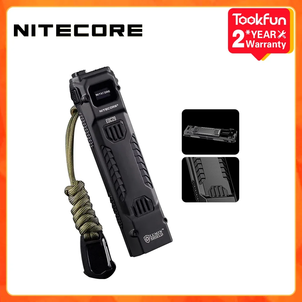 NITECORE EDC29 Ultra-Bright Tactical Flashlights Portable Outdoor Lighting High-Lumen LED Torches Camping Emergency Rechargeable