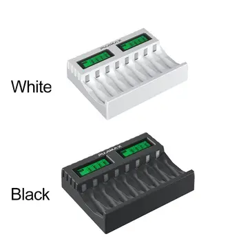 PUJIMAX 新款 LED 顯示器智慧電池充電器,適用於 AA/AAA 鎳氫充電電池,獨立充電式電池充電器 6 最佳銷售 電池充電器 - №4