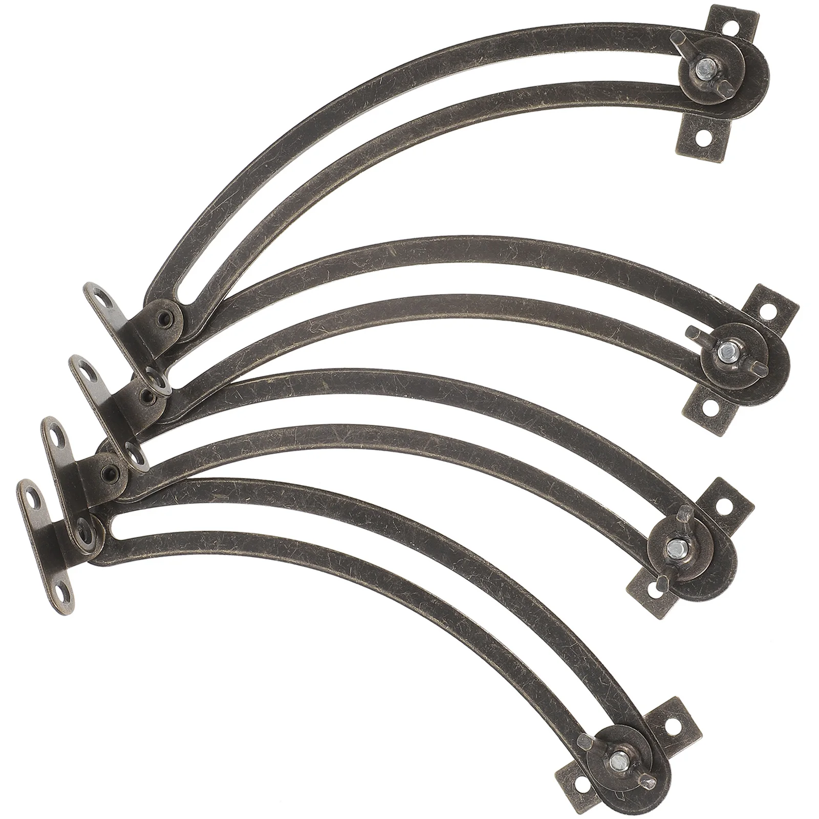 

4pcs Close Lift Kitchen Cabinet Hinges Up Hinges for Cupboard Doors Furniture Cabinet Hinge Chest Jewelry Box Slow Leaf
