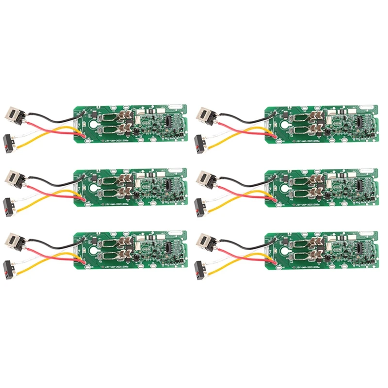 6X Li-Ion Battery Charging PCB Protection Circuit Board For Dyson 21.6V V6 V7 Vacuum Cleaner