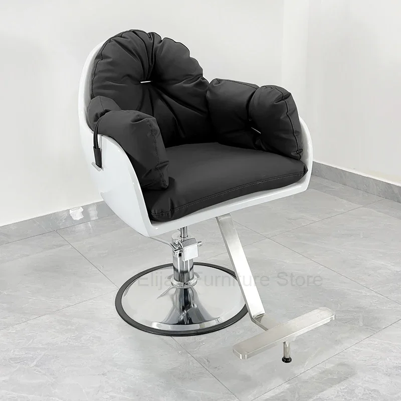 Kruk Comfortabele Kappersstoelen Ijdelheid Luxe Cosmetische Kapper Kapper Stoelen Silla De Barbero Salon Apparatuur