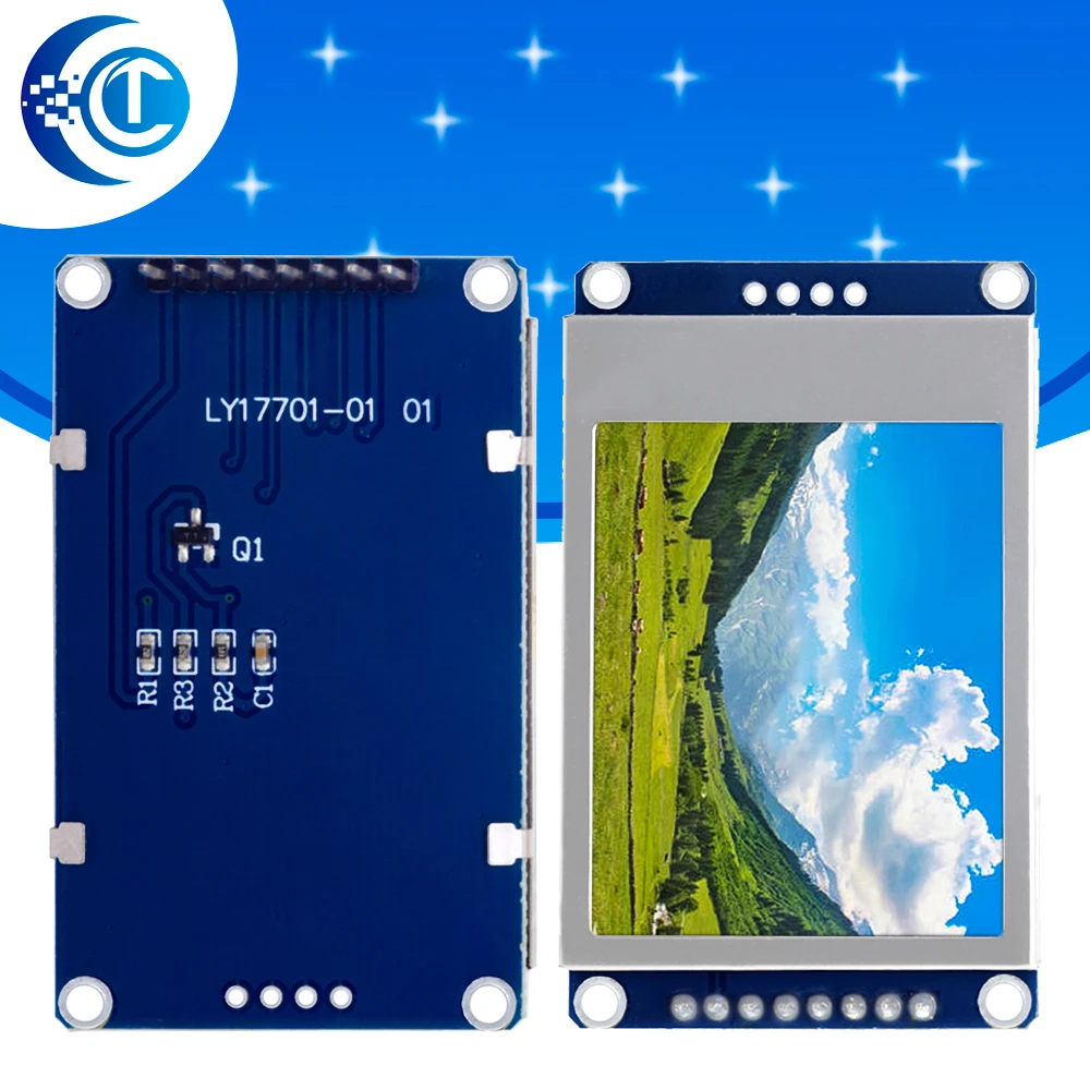 1.77 inch TFT LCD screen 128*160 1.77 TFTSPI TFT color screen module serial port module