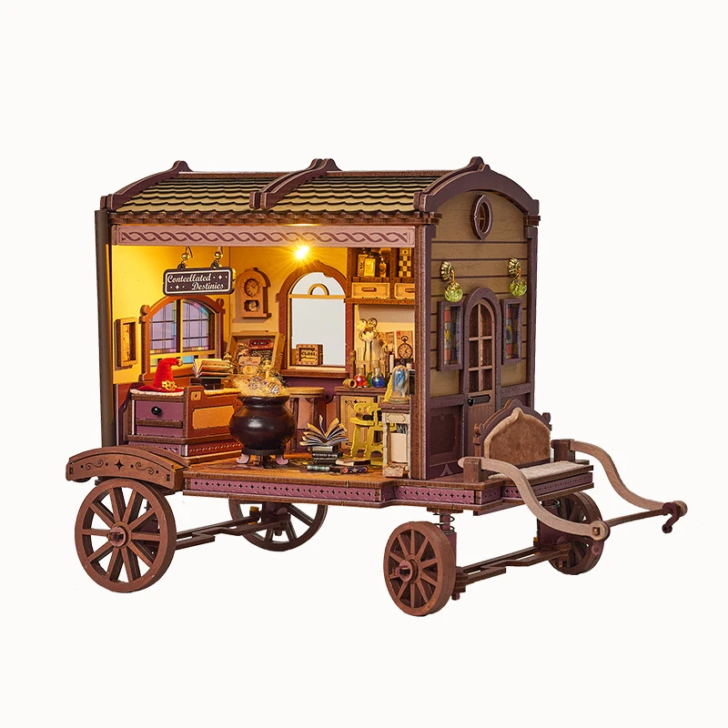 For the carriage cabin magic merchant knows me, fun and elegant DIY handmade assembly creative birthday and Valentine's Day gift