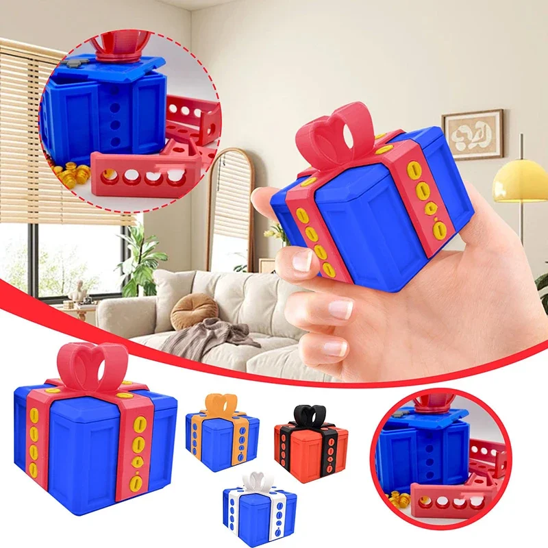 Kotak hadiah Keberuntungan 6/8cm 3D dicetak sekrup hadiah kotak kemasan kartu uang wadah kartu kreatif Prank mainan praktis