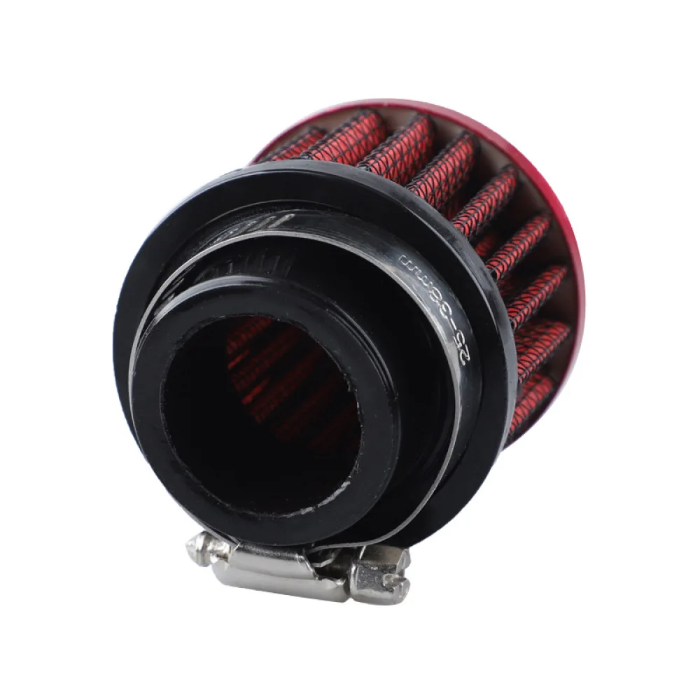 25mm Universal Engine Air Intake Filter High Flow Mushroom Head Secondary Intake System Cleaner Performance Breather