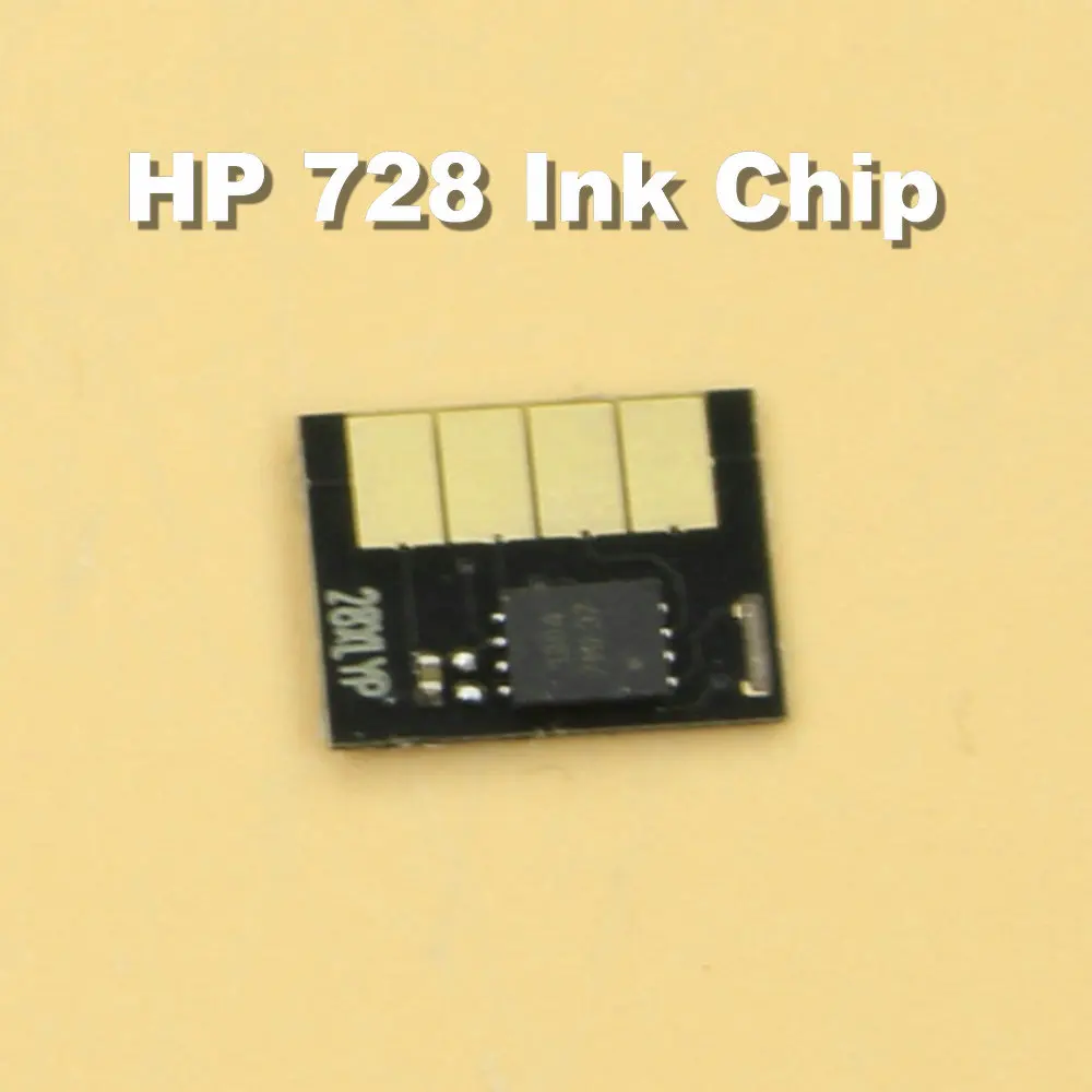 

HP 728 Ink Chip HP728 Printer Cartridge Ic Chip for F9J68A F9J67A F9J66A F9J65A For HP DesignJet T730 T830 One Time Use Chip