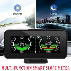 Car Inclinometer GPS Speedometer Off Road Accessories M50 Digital Car Inclinometer Level Tilt Gauge Speedometer MPH Compass