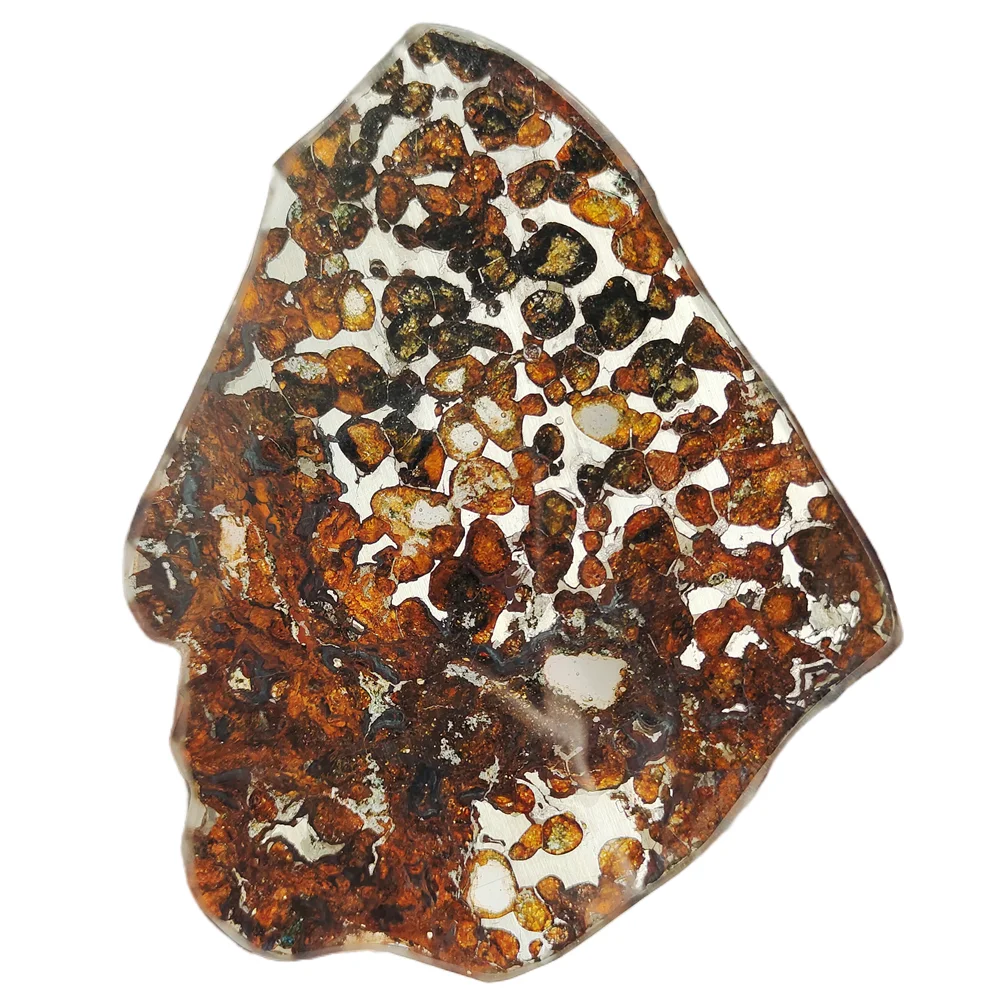 

Quality Olive Meteorite Slice Olive Meteorite Specimen Natural Meteorite Material Crafts Collection Gift