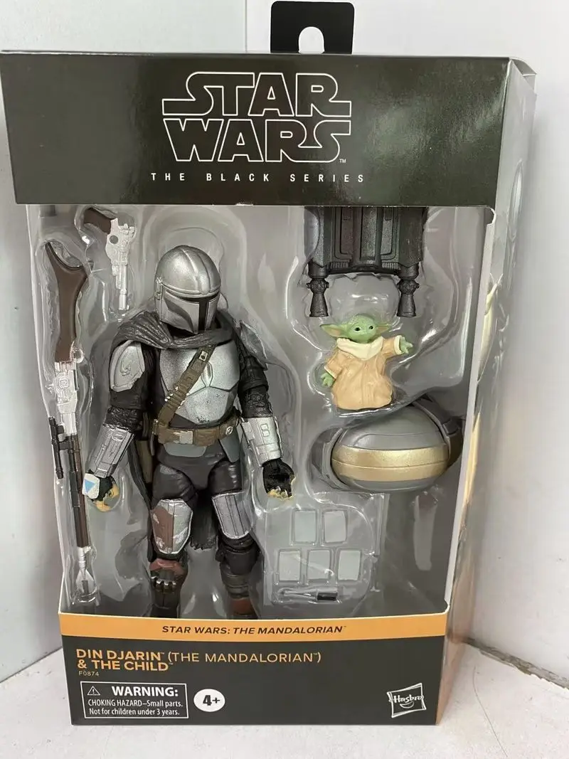 Star Wars Black Series Din Djarin The Mandalorian 15cm  And The Child Baby  Action Figures Model Ornaments Toy Birthday Gift