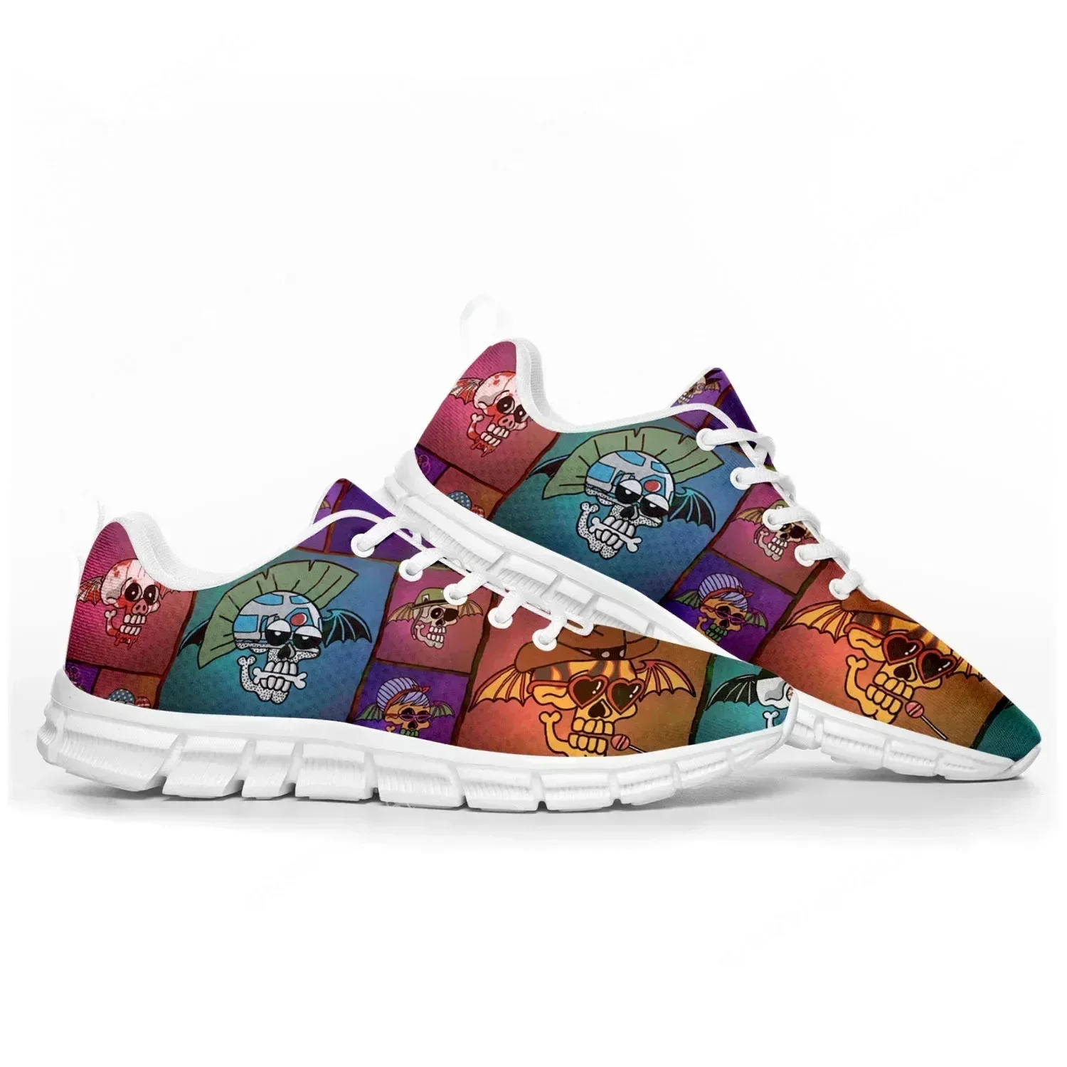 

Avenged Sevenfold A7X Sports Shoes Mens Womens Sneakers Casual Custom Couple Shoes White