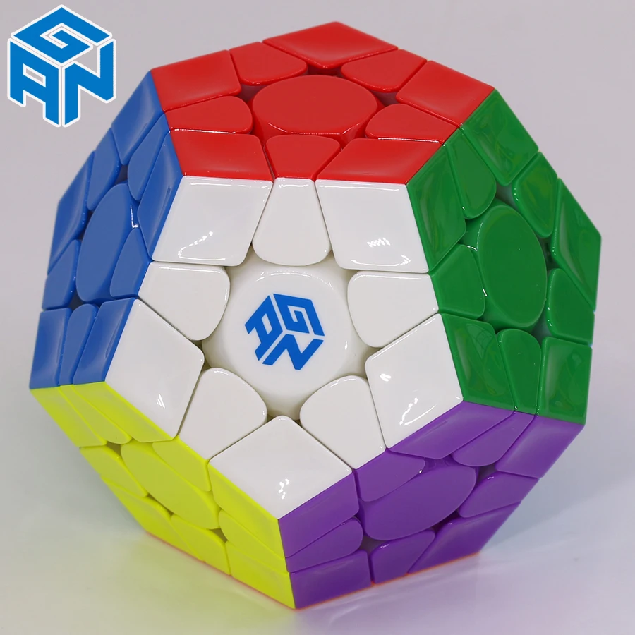 

GAN Megaminx V2 Магнитный Dodecahedron 3x3 черный УФ серый версия профессиональные образовательные Волшебные кубики умные игрушки-головоломки