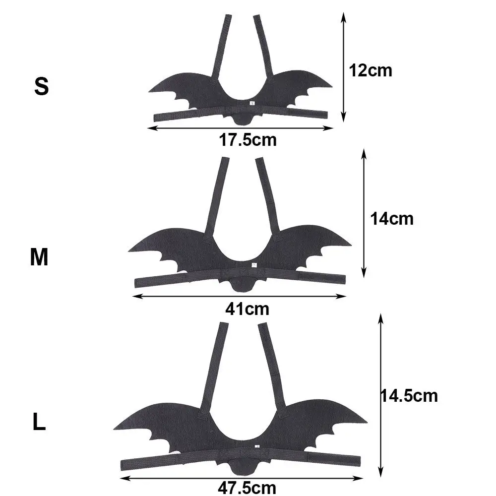 met trekkabel haak feestjurk puppy Kitty kleding hond kat vleermuis vleugels huisdier kostuum Halloween