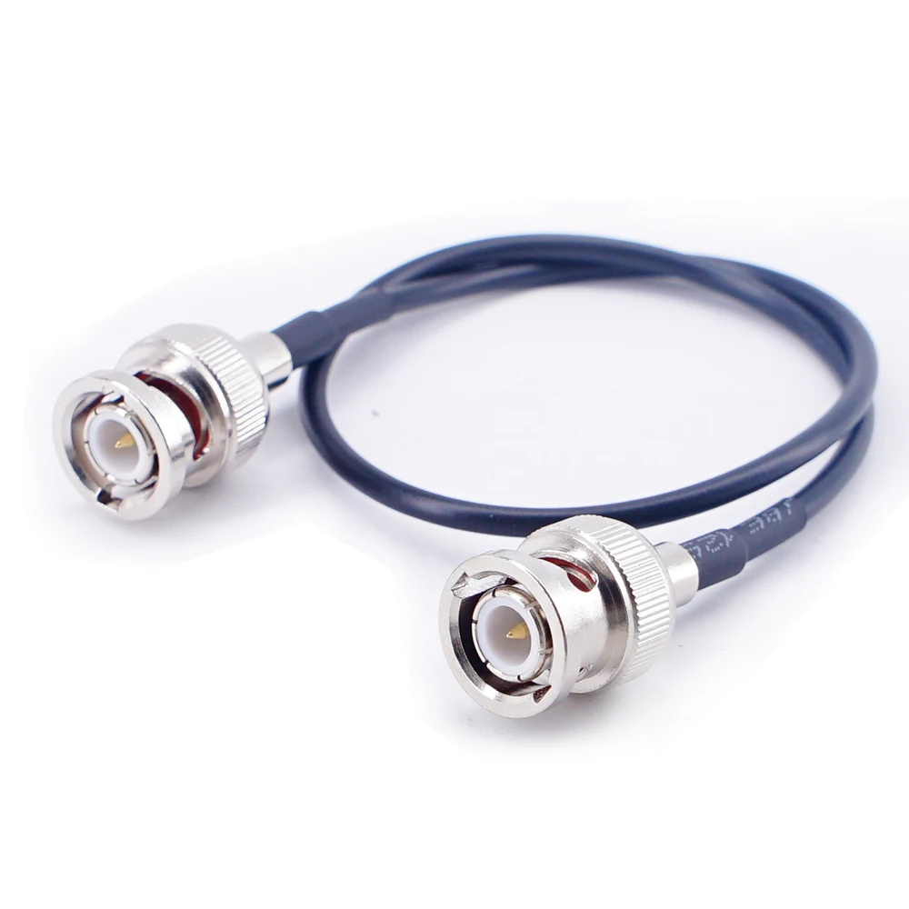 BNC Male To BNC Male Plug Connector Adapter Rf Pigtail Coaxial Rg174 Jumper Coax Extension sdi Cable