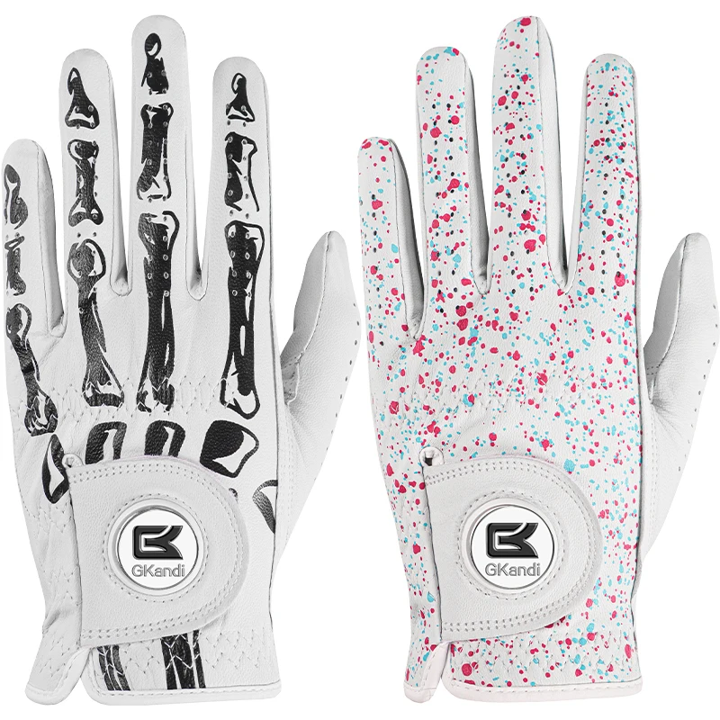 

Cabretta Leather Golf Gloves for Men Value 1 Pack, Premium Stylish&Comfortable Left Hand Gloves with Ball Markers