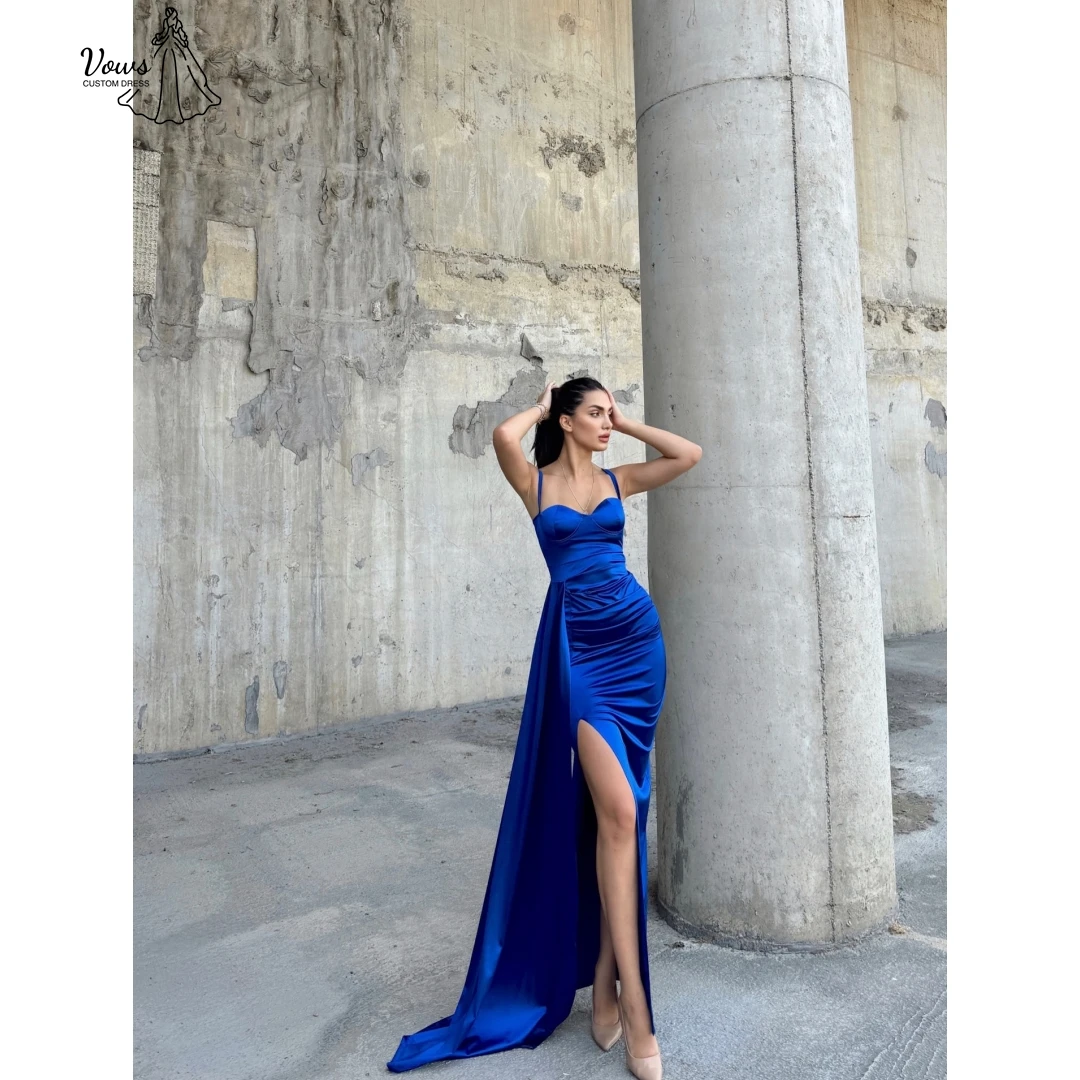 

Vows Elegant Evening Party Dresses for Women Satin Cloth Elegant Dress Luxury Fishtail Skirt Custom Made Women's Prom Dress 2025