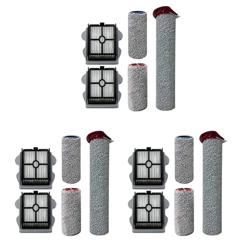 【A97Z】3Set For Roborock Dyad Pro/Dyad Pro Combo Vacuum Cleaner Roller Brush Hepa Filters Replacement Parts