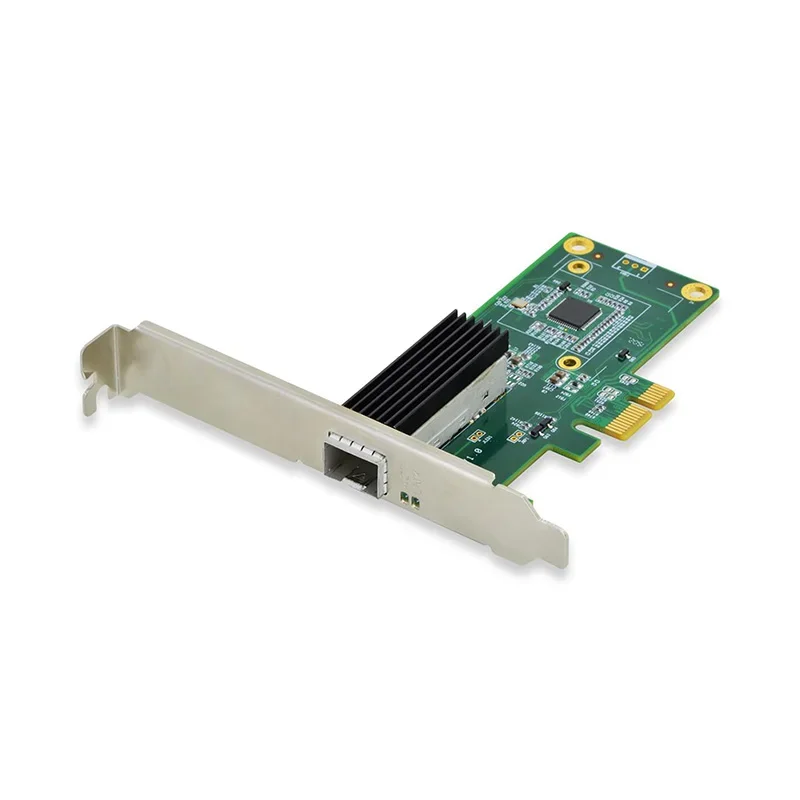 Intel I210 chipset PCIe Gigabit 1000M single SFP fiber network lan card 1 port sfp adapter pci-e To opitical connector