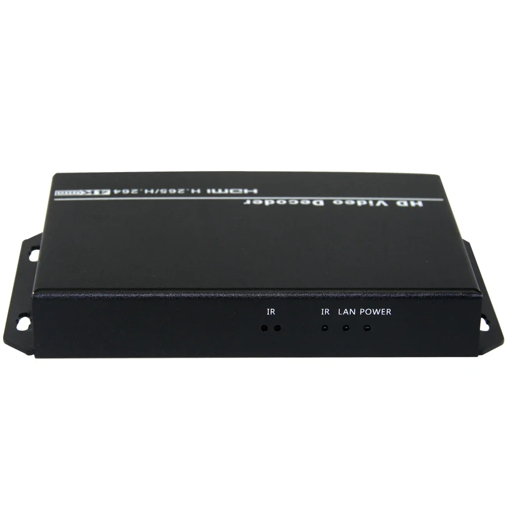 4K H.265 & H.264 HEVCビデオデコーダー AV HDMIオーディオ出力 広告表示メディア IPカメラ ライブスポーツビデオストリーミング対応
