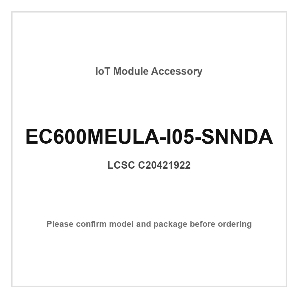 2pcs EC600MEULA-I05-SNNDA SMD 22.9x21.9mm LTE PWM I2C UART SPI USB2.0 ADC Cellular LTE Wireless Communication Module