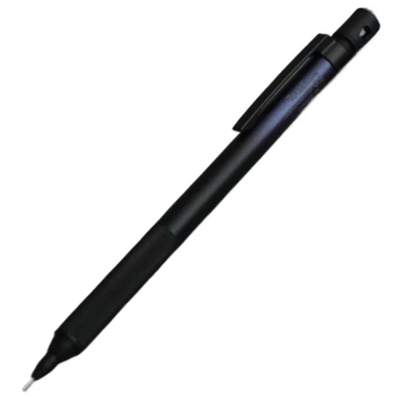 Japanese Luddite TechDraw Mechanical Pencil Metal Body HB Bluish Light Color Low Center of Gravity Brass Refill 0.5mm Pencils