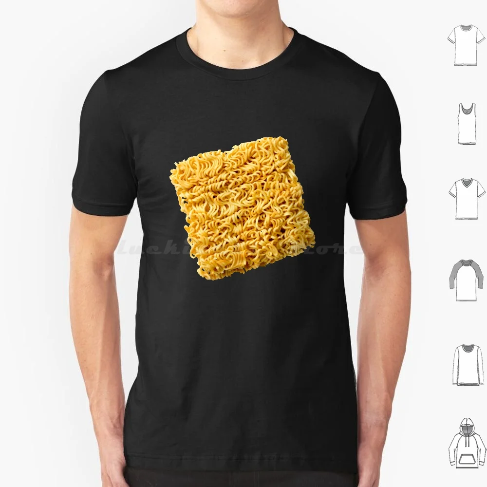 Ramen Noodle Block T Shirt Cotton Men Women DIY Print Ramen Ramen Noodles Instant Ramen Cup Ramen Noodles Japan Japanese Anime
