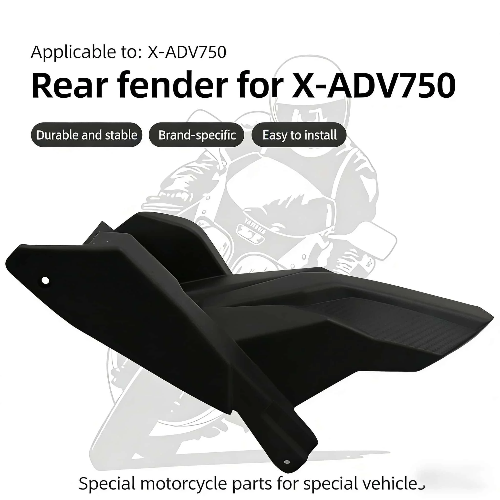 Image of Motorrad-Hinterradabdeckung für Honda X-ADV 750 2021-2026 Ohne Bohren Montierbar