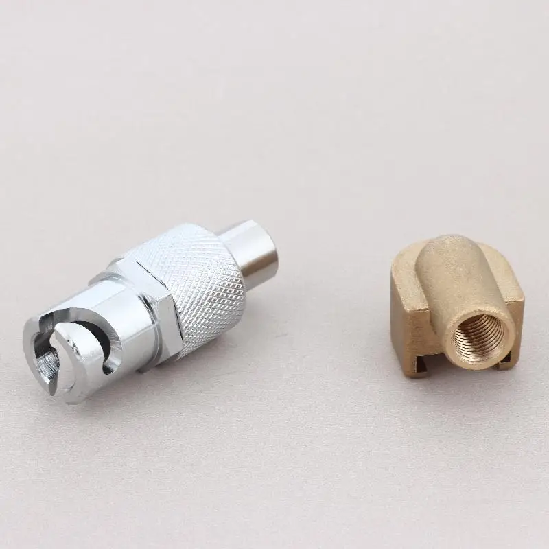 Aufschiebbarer Sechskant-Schmiernippel-Kupplungsanschluss, Butter-Fittings 5A 220V, Drehbarer Flachmundanschluss für Handfräsen – Detail 8