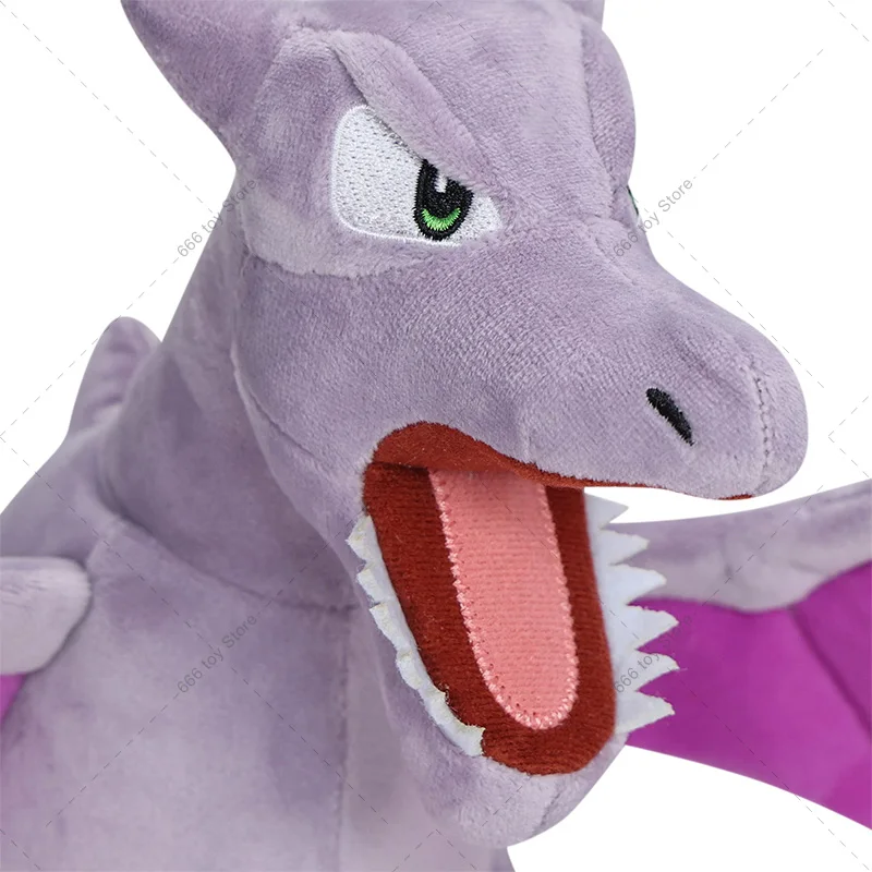 27CM Anime Pokemon Plush Aerodactyl Purple Peluche Stuffed Doll Toys Gifts for Kids Birthday Christmas