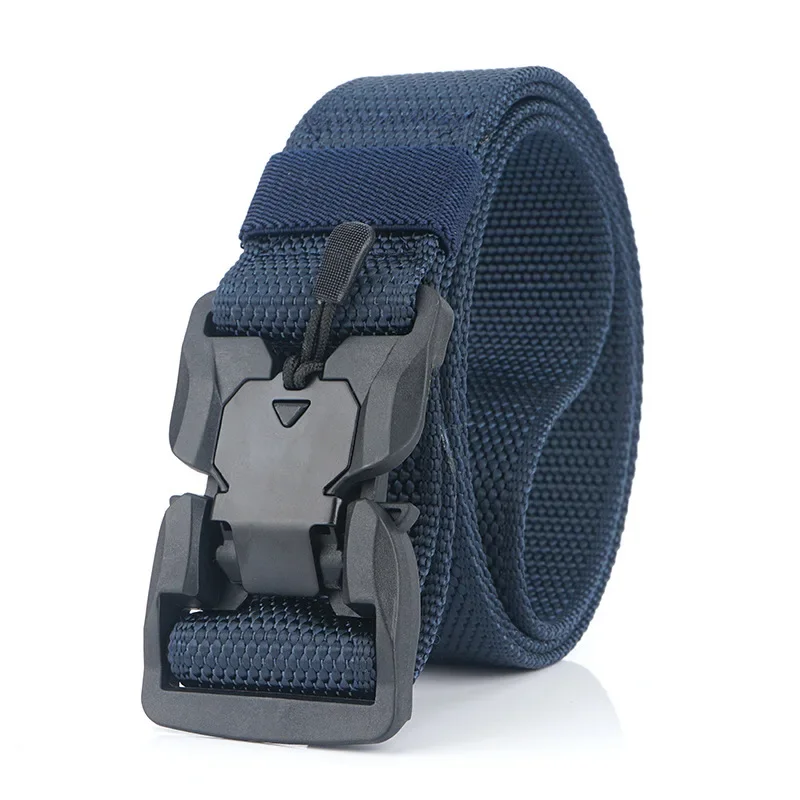 Quick Unlock Outdoor Nylon Tactical Belt 125*3.8cm Adjustable Wearproof Waistband Climbing Hunting Military Clothes Accessory