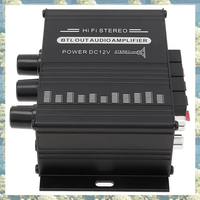 

New-3X Power Amplifier Audio Karaoke Home Theater Amplifier 2 Channel Class D Amplifier USB/SD AUX Input