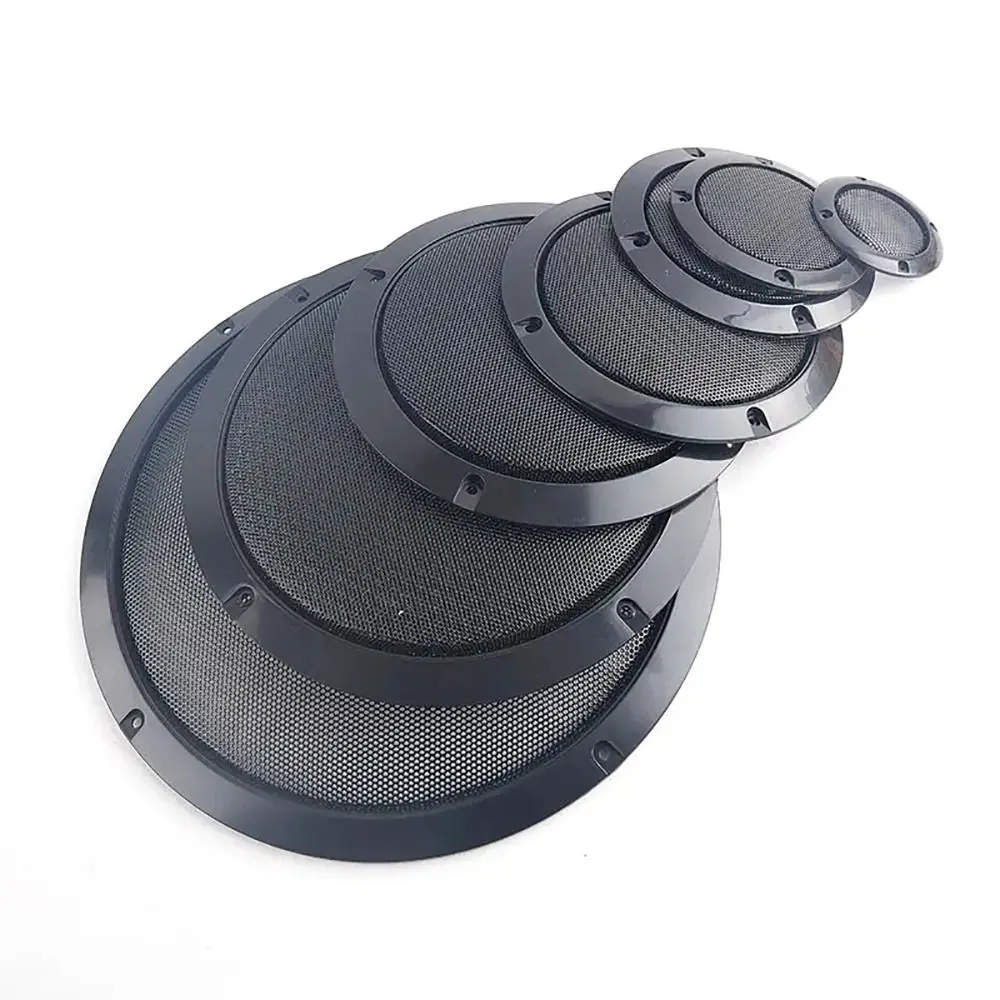 

1Pcs 2/3/4/5/6.5/8/10 inch Speaker Net Cover Metal Iron Wire Grilles Enclosure Speakers Plastic Frame Car Home High-grade