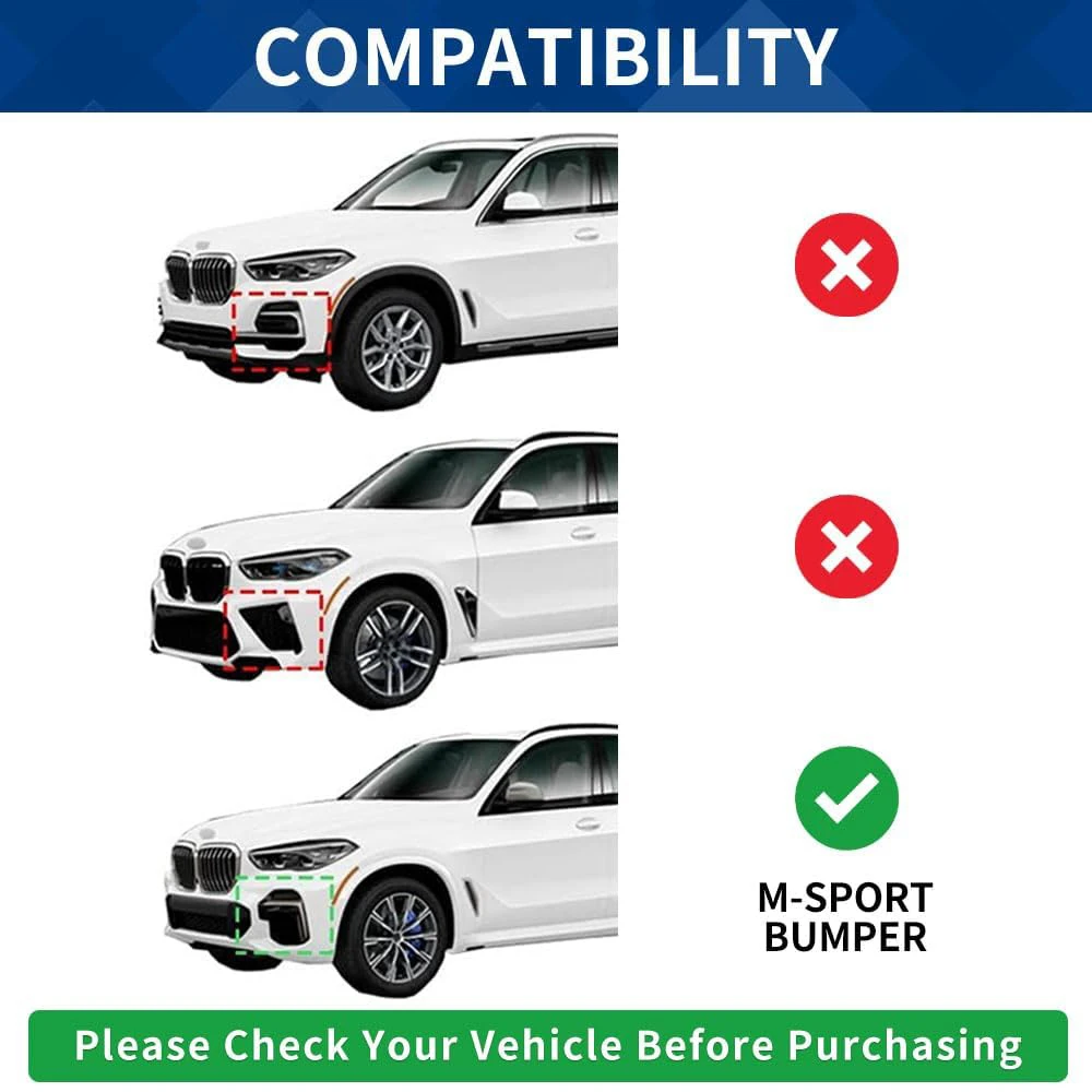 الجبهة حافة مصد السيارة لسيارات BMW X5 G05 2019-2023 M الرياضة سيارة الوفير المفسد الشفاه الحرس حامي السيارات بوديكيت الملحقات الخارجية