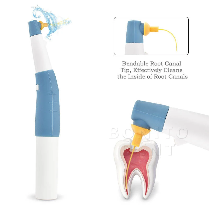 Wireless Dental LED Endo Activator Dentist Endo Ultrasonic Irrigator Root Canal Vibration Cleaning Dentistry Tool with 60Pcs Tip