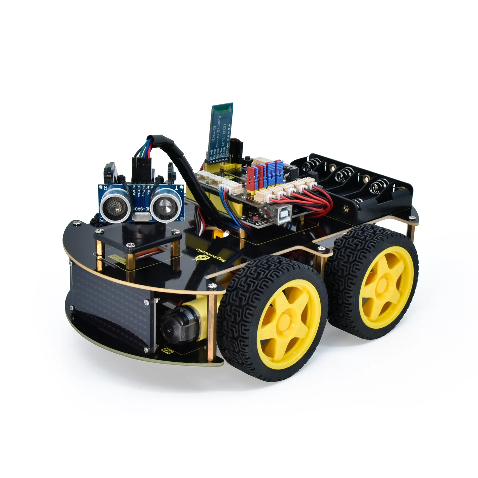 Hot Sale V2.0 4wd Robot Car stem robot kit for Arduino Robot Learning Kit Educational Stem Toys