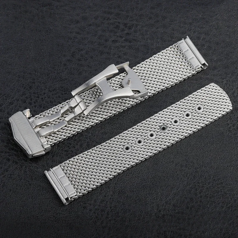 Heimdallr Mesh Watch Strap For NTTD For Omega Seamaster Titanium Sea Ghost 20mm Stainless Steel Watch mens Bracelet Series Band