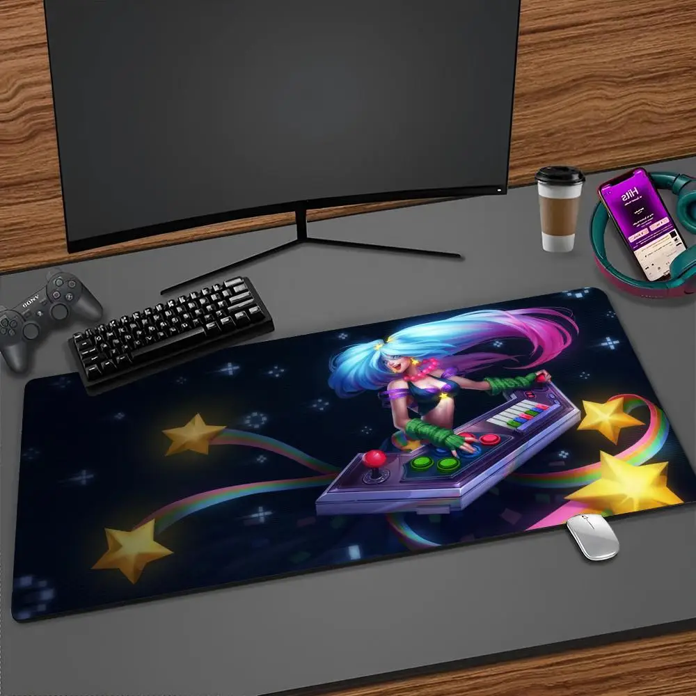 Sona Soraka Swain Mouse Pad Cartoon Lockedge Large Gaming Pad Computer Gamer Keyboard Mat Desk Mousepad PC Desk Pad