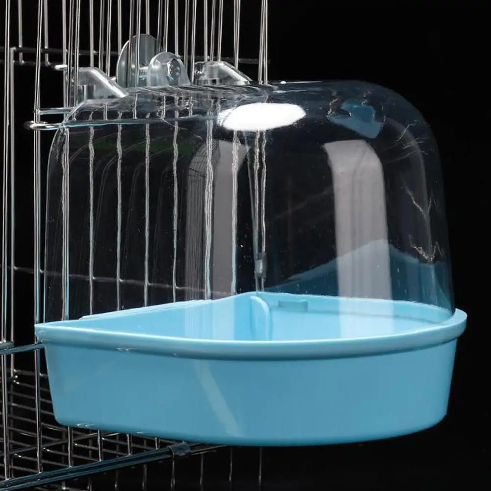 Hanging Bird Bath Is Waterproof Wear-resistant And Easy To Clean Cage-style External Bath For Birds Such As Parrots And Myn images - 6