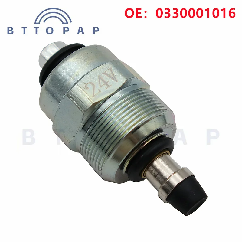 0330001016 Fuel Shut Off Solenoid Valve For Cummins/ Dodge/ Bosch/ Volvo/ Isuzu Series Models Automotive Spare Parts