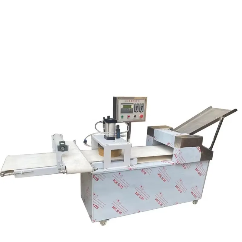 

2026Commercial Fully Automatic Pita Bread Machine Flat Arabic Naan Pita Pizza Bread Press Dough Forming Machine