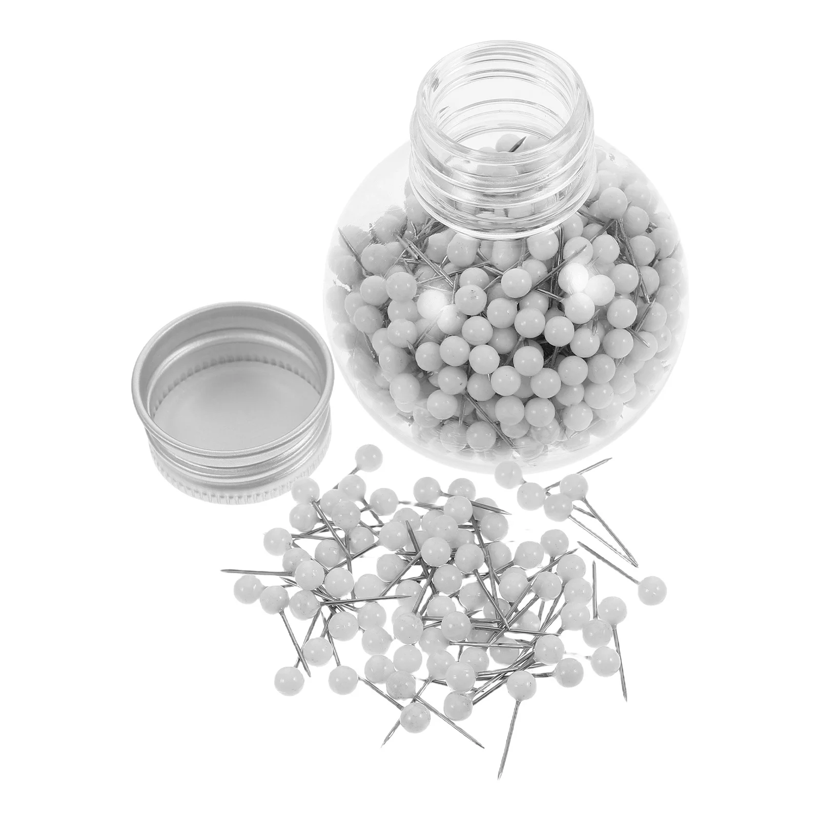 

600Pcs Vibrant Sewing Pins Handle Precision Embroidery Cutting DIY Crafts Fabric Clothing Accessories