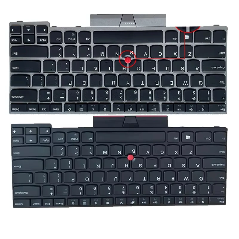 US/RU/SP/BR/JP Laptop Keyboard For Lenovo E480 E485 E490 E490S E495 L380 L390 L480 L490 R480 R490 T480S T490 T495 T14 P14S