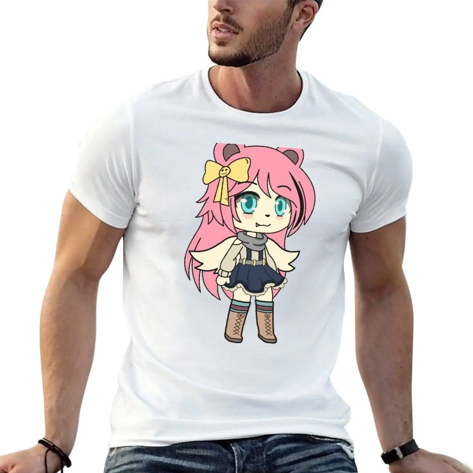 

casual with T-Shirt Gacha cotton for pack Life men shirts Wings - t Gacha Cute man Chan shirt t Girl Yuki