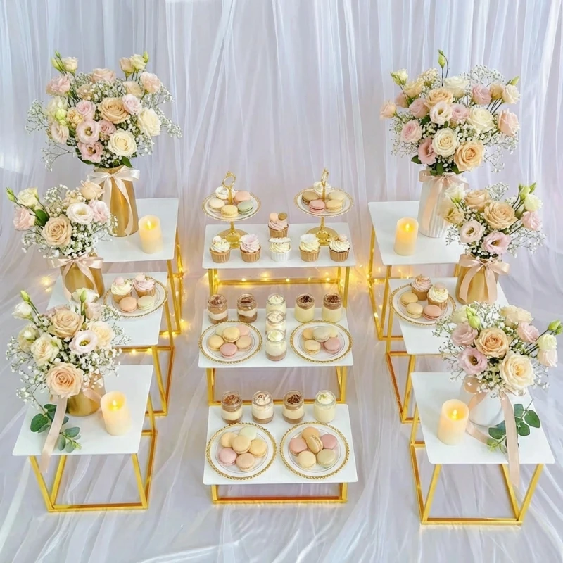 

16-18pcs Wedding Candy Centerpiece Home Decor for Cake Food Drinks Fruit Dessert Table Buffet Party Supplies