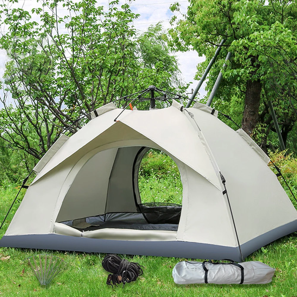 

Modification E-RIKE Camp Tents 2-4 Person Waterproof Rainproof Family Folding Automatic Camping Tent for Outdoor