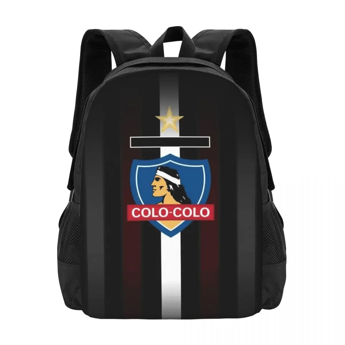 

Chile Club Social Y Deportivo Colo-Colo Travel Laptop Backpack, Business College School Computer Bag Gift for Men & Women