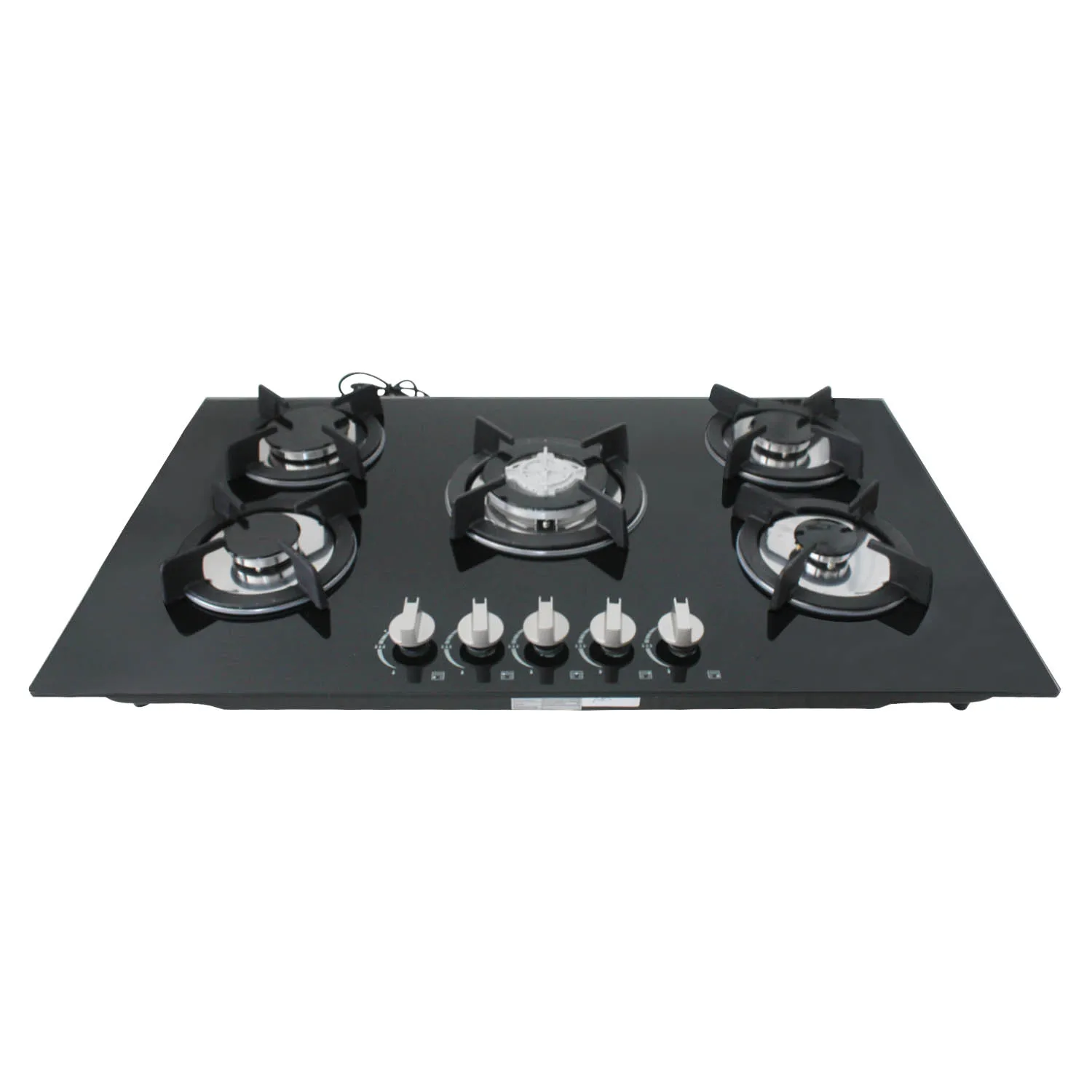 

" 5 Burner LPG NG Built In Gas Cooktops Kitchen Cooking Appliance Tempered Glass Sabaf Burner Gas Stove Home Cooker"