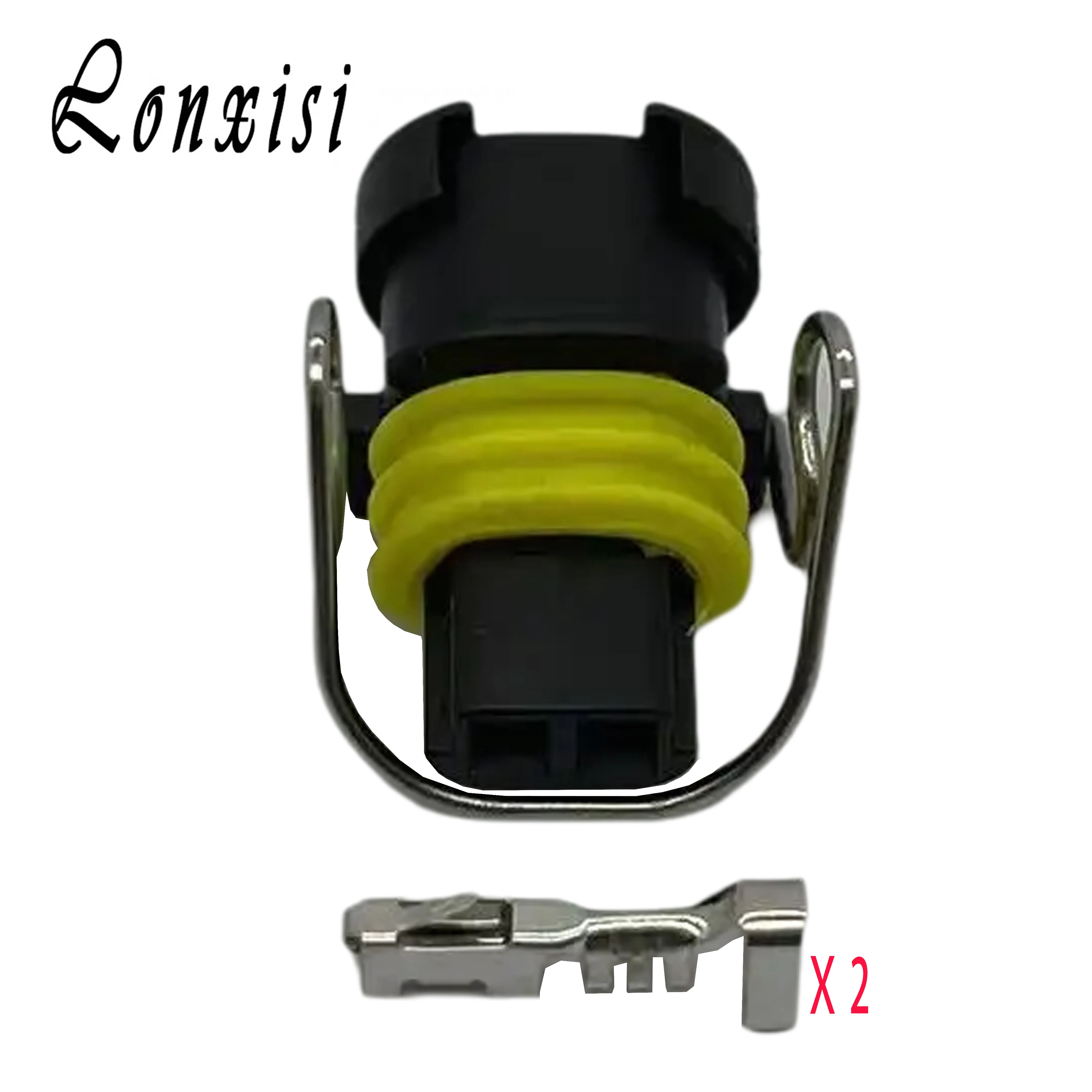 

1/5/10/20/50 Sets 2 Pin Caterpillar Excavator Fuel Injector Plug C7C9 Fuel Injector Socket For CAT E320 323 329 330C 330D 336D