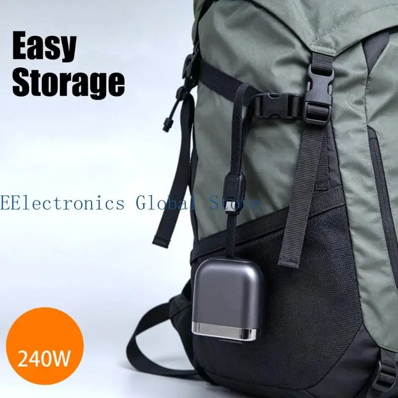 462B Type C Fast Charging Cable with Pull-Out Case, 240W Power and Data Cord for Desk Charging and Everyday Carry Use