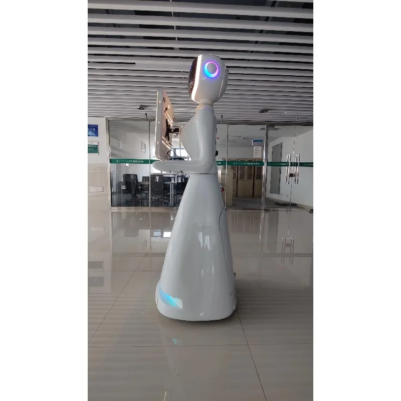 2025  Robot Wireless Remote Control Mobile Roaming Photobooth Automatic PartyWedding Supplies Robot Photo Booth with Battery